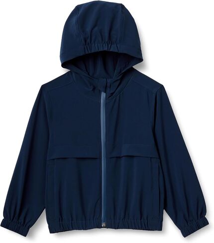 Amazon Essentials Boys' Active Performance Stretch Woven Full-Zip Athletic Hoodie Jacket in Saudi Arabia