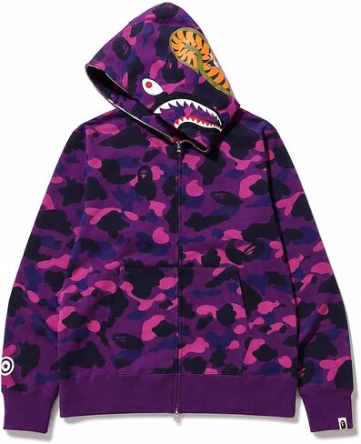 Complete Size Range Unisex Shark Hoodie Shark Jacket Camo, Full Zip, Cotton Adult Sweatshirt for Young Boy&Girl in Kuwait