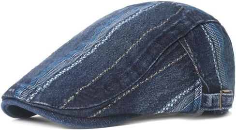 Men's and Women's Outdoor Sunscreen Hat - Spring and Summer Duck Tongue Beret with Denim Fabric in Kuwait