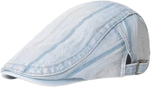 Men's and Women's Outdoor Sunscreen Hat - Spring and Summer Duck Tongue Beret with Denim Fabric in Saudi Arabia