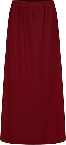 Gum & Berries Girls Kids Child Long Maxi Skirt Elasticated Modest Stretch Skirts 7-14 Years in Saudi Arabia