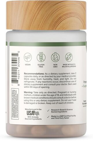 Snap Supplements Thyroid Health, Thyroid Support Supplement for Women & Men, with Selenium, Zinc, L-Tyrosine & Botanicals for Metabolism, Energy & Endocrine Balance, Iodine-Free, 60 Capsules in Saudi Arabia