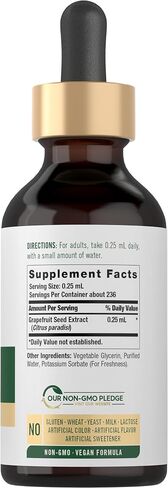 Carlyle Liquid Grapefruit Seed Extract | 2 Fl Oz | Concentrated Herbal Supplement | Vegan, Non-GMO Formula in Saudi Arabia