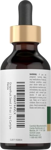 Carlyle Liquid Grapefruit Seed Extract | 2 Fl Oz | Concentrated Herbal Supplement | Vegan, Non-GMO Formula in Saudi Arabia