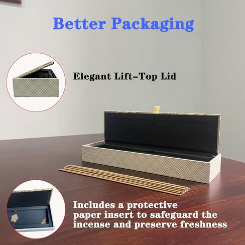 Chinese Natural Kynam Agarwood - Boasts a Distinctly Unique Aroma,ldeal for Home Incense, Meditation & More|Sustainable Harvesting Premium Incense Sticks 8 Inch Traditional 40g, in Kuwait
