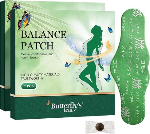 14 Count 2026 New Hanpo Japanese Herbal Body Patch,Balance Patches,100% Plant-Based Botanical Ingredients, Comfortable Adhesive Belly Patches for Women and Men(2) in Kuwait