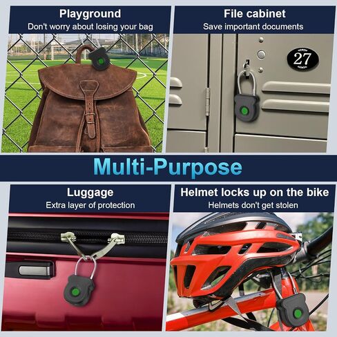 BlumWay Fingerprint Padlock, Keyless Smart Lock, 0.5s Unlock, 20 Fingerprints, USB-Key, Emergency Unlock Code, Low Power Warning, Anti-Theft for Suitcase, Drawer, Wardrobe in Saudi Arabia