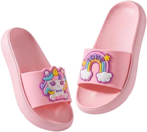 Kids Sandals Girls Cloud Slides Boys Pillow Slippers Little Kids Bathroom Slippers Non-Slip Shower Shoes Beach Shoes Pool Sandals Summer Indoor&Outdoor Garden Slides in Kuwait