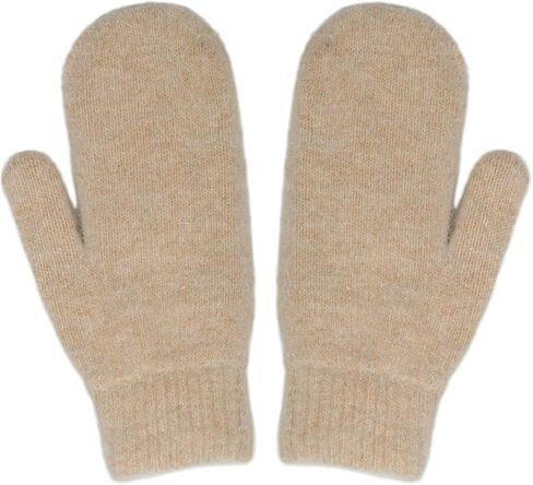 FGSS Winter Warm Mittens for Women Men - Soft Faux Rabbit Fur Mittens Elastic Cuff Stretchy Knit Gloves Cold Weather in Kuwait