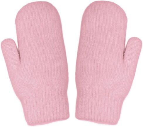 FGSS Winter Warm Mittens for Women Men - Soft Faux Rabbit Fur Mittens Elastic Cuff Stretchy Knit Gloves Cold Weather in Kuwait
