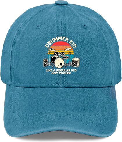 Drummer-Kid Like a Regular-Kid Onlys Cooler. Hats for Mens Stylish Washed in Kuwait