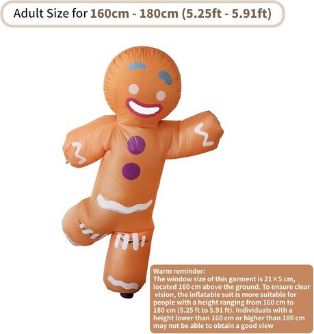 Inflatable Costume Adults Funny Blow Up Costume Suit Inflatable Costume Adult for Christmas Halloween Cosplay in Saudi Arabia