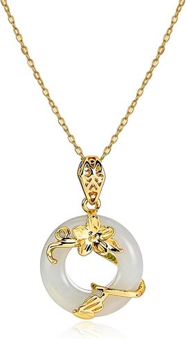 Jade Necklace Green Jade Buddha Necklace Rope Chain Jade Necklaces Buddha Rhinstone Necklace Lucky Amulet Jewelry for Women Men in Saudi Arabia