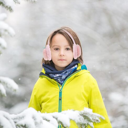 Winter Ear Muffs for Plush Protective Ear Warmers Pink Strawberry Design Soft Cold Weather Headband for Boys in Kuwait