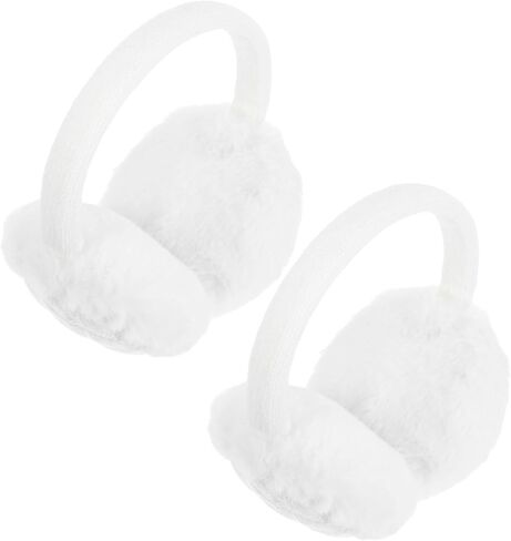 2pcs Ear Warmers Winter Plush Knit Ear Muffs for Boys Outdoor Cold Weather Warmers in Saudi Arabia