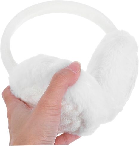 2pcs Ear Warmers Winter Plush Knit Ear Muffs for Boys Outdoor Cold Weather Warmers in Saudi Arabia