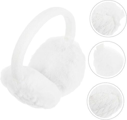 2pcs Ear Warmers Winter Plush Knit Ear Muffs for Boys Outdoor Cold Weather Warmers in Saudi Arabia