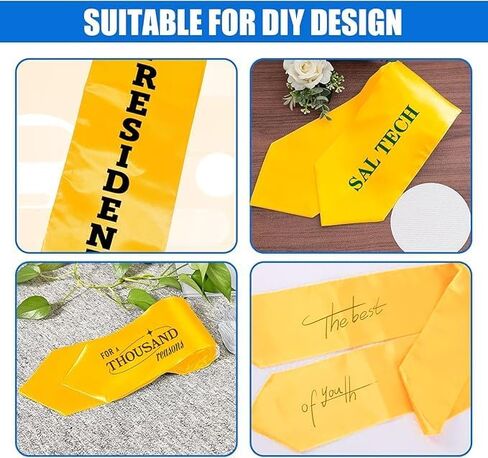 16 Pieces Unisex Graduation Stoles Plain Graduation Sash Honor Satin Stole in Kuwait