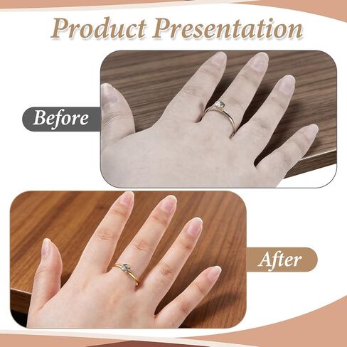 Qianyu 12PCS Ring Size Adjuster for Loose Rings, Spiral Bands Jewelry Fitter Resizer Spacers Invisible Silicone Coil Wrap Tightener Guards Inserts Make Rings Smaller for Women Men in Kuwait