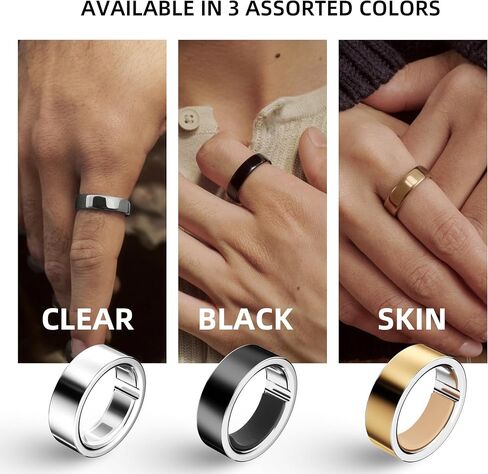 216 قطعة لضبط حجم الخاتم الذكي لخاتم Oura Gen 4/3، خاتم Samsung Galaxy، Ultra Human Ring AIR، RingConn 2/1، Amazfit Helio، مجموعة مقاسات الخاتم الفضفاضة غير المرئية، فواصل مريحة للارتداء اليومي in Kuwait