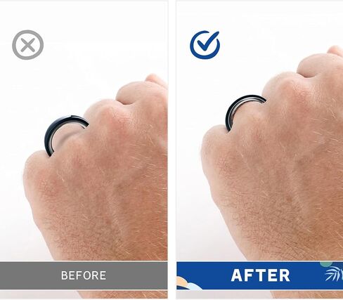 216 قطعة لضبط حجم الخاتم الذكي لخاتم Oura Gen 4/3، خاتم Samsung Galaxy، Ultra Human Ring AIR، RingConn 2/1، Amazfit Helio، مجموعة مقاسات الخاتم الفضفاضة غير المرئية، فواصل مريحة للارتداء اليومي in Kuwait