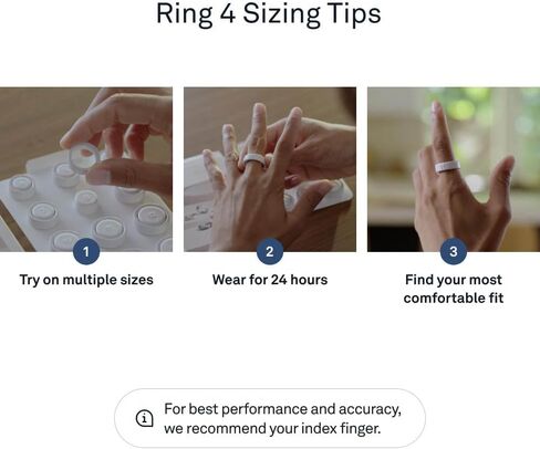 مجموعة مقاسات Ring 4 - متوافقة مع Oura Ring4 | ابحث عن حجم الخاتم المثالي | أداة قياس الإصبع الاحترافية | مقاس فريد | مغزل مقاس المجوهرات لملاءمة دقيقة in Kuwait