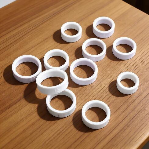 مجموعة مقاسات Ring 4 - متوافقة مع Oura Ring4 | ابحث عن حجم الخاتم المثالي | أداة قياس الإصبع الاحترافية | مقاس فريد | مغزل مقاس المجوهرات لملاءمة دقيقة in Kuwait