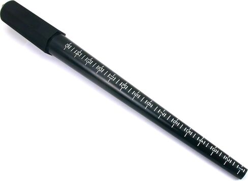 Finger Measuring Tool - Ring Sizer Gauge (1-17 USA Rings Sizer) for Women, Men & Kids/Measure Your Finger Sizes @ Home in Kuwait