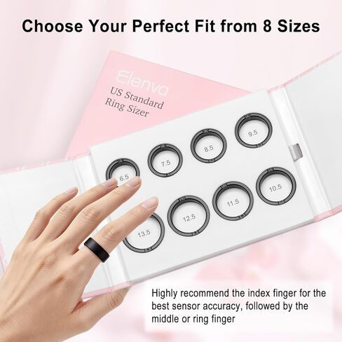 Smart Ring Sizer Measuring Set Reusable Finger Size Gauge Measure Tool Jewelry Sizing Tools 1-17 USA Rings Size Smart Ring in Saudi Arabia