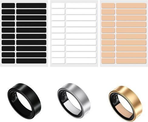 6 Pcs Smart Ring Size Adjuster, Compatible with Oura/Samsung/Ultra Human/RingConn Rings, Invisible Ring Spacer for Loose Rings, 3 Colors(120 PCS) in Saudi Arabia