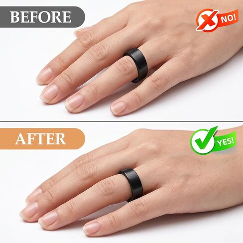 6 Pcs Smart Ring Size Adjuster, Compatible with Oura/Samsung/Ultra Human/RingConn Rings, Invisible Ring Spacer for Loose Rings, 3 Colors(120 PCS) in Saudi Arabia