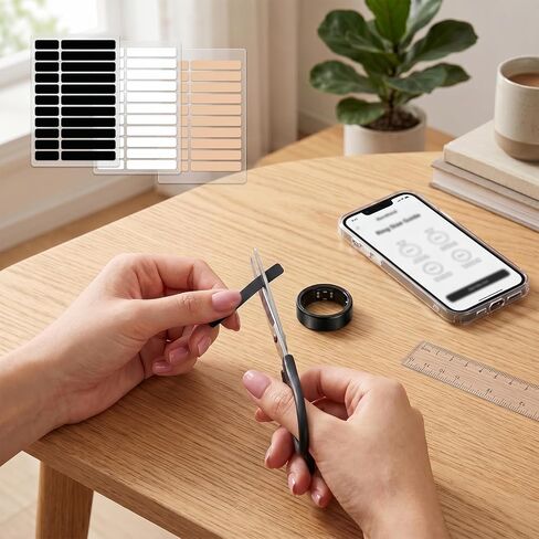 6 Pcs Smart Ring Size Adjuster, Compatible with Oura/Samsung/Ultra Human/RingConn Rings, Invisible Ring Spacer for Loose Rings, 3 Colors(120 PCS) in Saudi Arabia