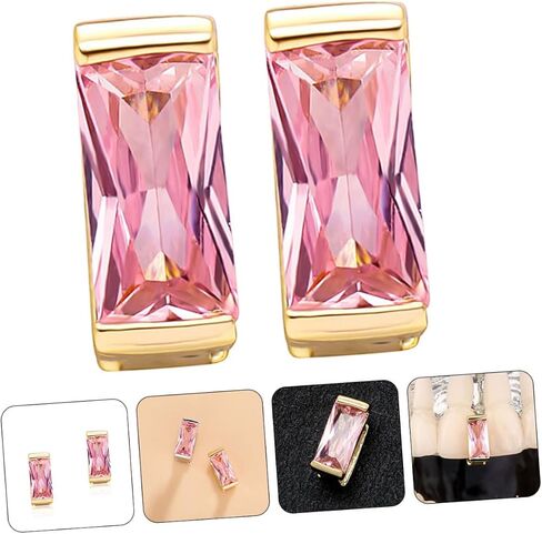 SHERCHPRY 4 قطع من إكسسوارات دعامات الزركون الكبيرة للرجال شواء كوسبلاي شواء أسنان شواء أسنان لمغني الراب حجر الراين in Kuwait
