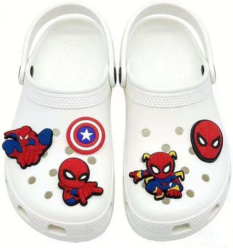 19Pcs Spider Shoe Decoration Charms for Croc Clog Sandals, Shoe Accessories Charms for Adults in Saudi Arabia