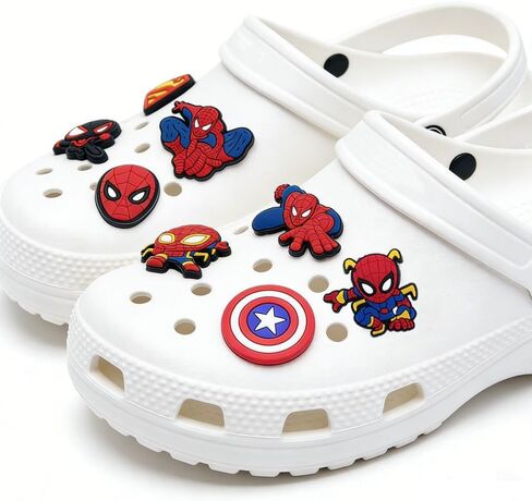 19Pcs Spider Shoe Decoration Charms for Croc Clog Sandals, Shoe Accessories Charms for Adults in Saudi Arabia