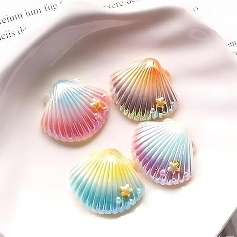 Beach Shoe Charms for Girls,Pearl Starfish and Seashell for Clogs Sandals,Bracelets,Bags Charms,Ocean Theme Shoe Accessories for Women,Beach Theme Party Decorations in Saudi Arabia