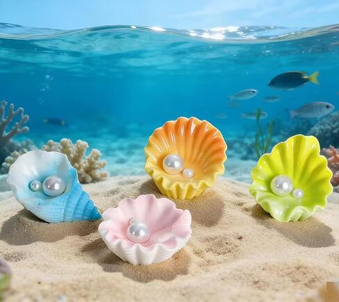 Beach Shoe Charms for Girls,Pearl Starfish and Seashell for Clogs Sandals,Bracelets,Bags Charms,Ocean Theme Shoe Accessories for Women,Beach Theme Party Decorations in Saudi Arabia