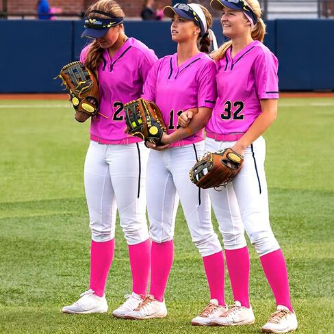 Baseball Socks and Belt Combo Over the Knee Youth Adult Softball Sock and Belt for Boys Girls in Saudi Arabia