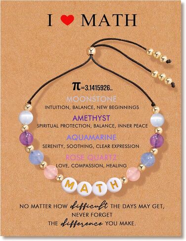 RZKING Teacher Bracelet Teacher Appreciation Gifts for Women Thank You Gifts for Music Dance Science Preschool Daycare Teachers Day Graduation Birtday Christmas Gift in Saudi Arabia