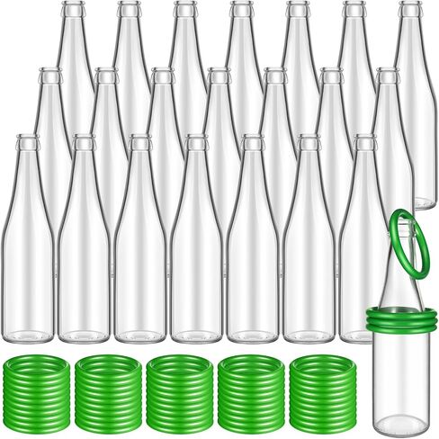 Tioncy Ring Toss Game Outdoor Carnival Games Backyard Adults Fun Target Toys Glass Bottles with Mixed Color Rings Hoops for Family Outside Sport Party Accessories in Saudi Arabia