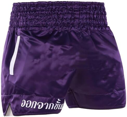 Muay Thai Shorts Kickboxing Shorts Gym Boxing Unisex MMA Shorts Training Workout Trunks with Pocket M in Saudi Arabia