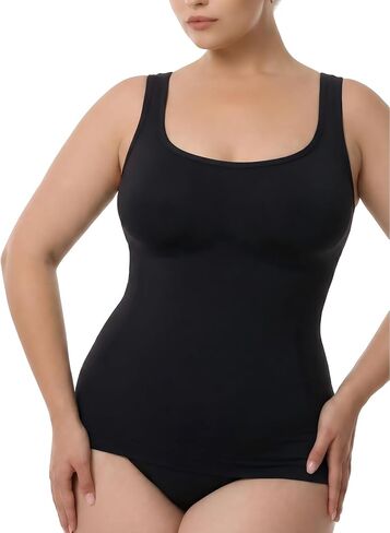 Inno Women's Seamless Shapewear Tummy Control Compression Tank Tops Breathable Body Shaper Camisole in Kuwait