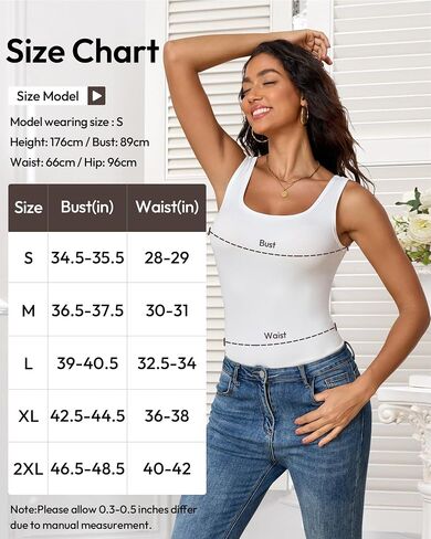 TVKSOM 7 Pack Basic Tank Tops for Women Undershirts Scoop Neck Ribbed Sleeveless Casual Layering Basic Tanks Top in Saudi Arabia