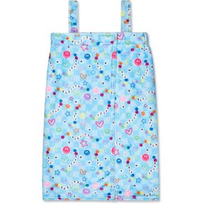 iscream Big Girls' Silky Soft Plush Spa Wrap for Home, Travel, Summer Camp - Bold & Boho Collection in Saudi Arabia