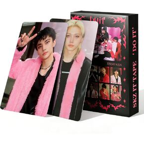 High-Definition Stray Kids DO IT Album Photocards, Perfect Kpop SKZ Photocards, Straykids Album Photo Cards, Stray Kids Merch Lomo Cards Set, SKZ Merch Lomo Cards, Gift for Boys and Girls in Saudi Arabia