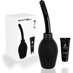 RANEU Enema Bulb Kit with Lube Anal Douche Superior Materials Douche for Men Women in Kuwait