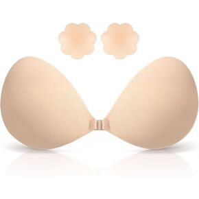 Ultra Sticky Bra Push Up Backless Bra Reusable, Invisible Adhesive Bra, Comfortable Strapless Bras for Women in Saudi Arabia