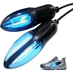 UV-C Shoe Sanitizer & Deodorizer, 253.7nm Ozone-Free UV Light, 360° Coverage, Smart 3-Timer 15/30/60Min, For All Shoes & Boots in Saudi Arabia