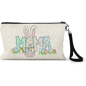 Personalized Wristlet Handbag Easter Gift Set for Women Mom Mama Her Girls Custom Name Handmade in Saudi Arabia