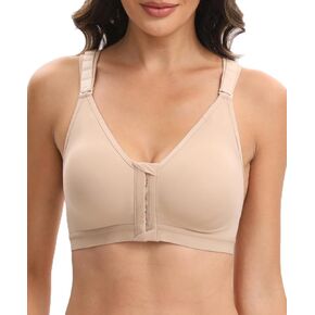 Front Closure Compression Bra Post Surgery Mastectomy Surgical Wireless with Adjustable Straps in Saudi Arabia
